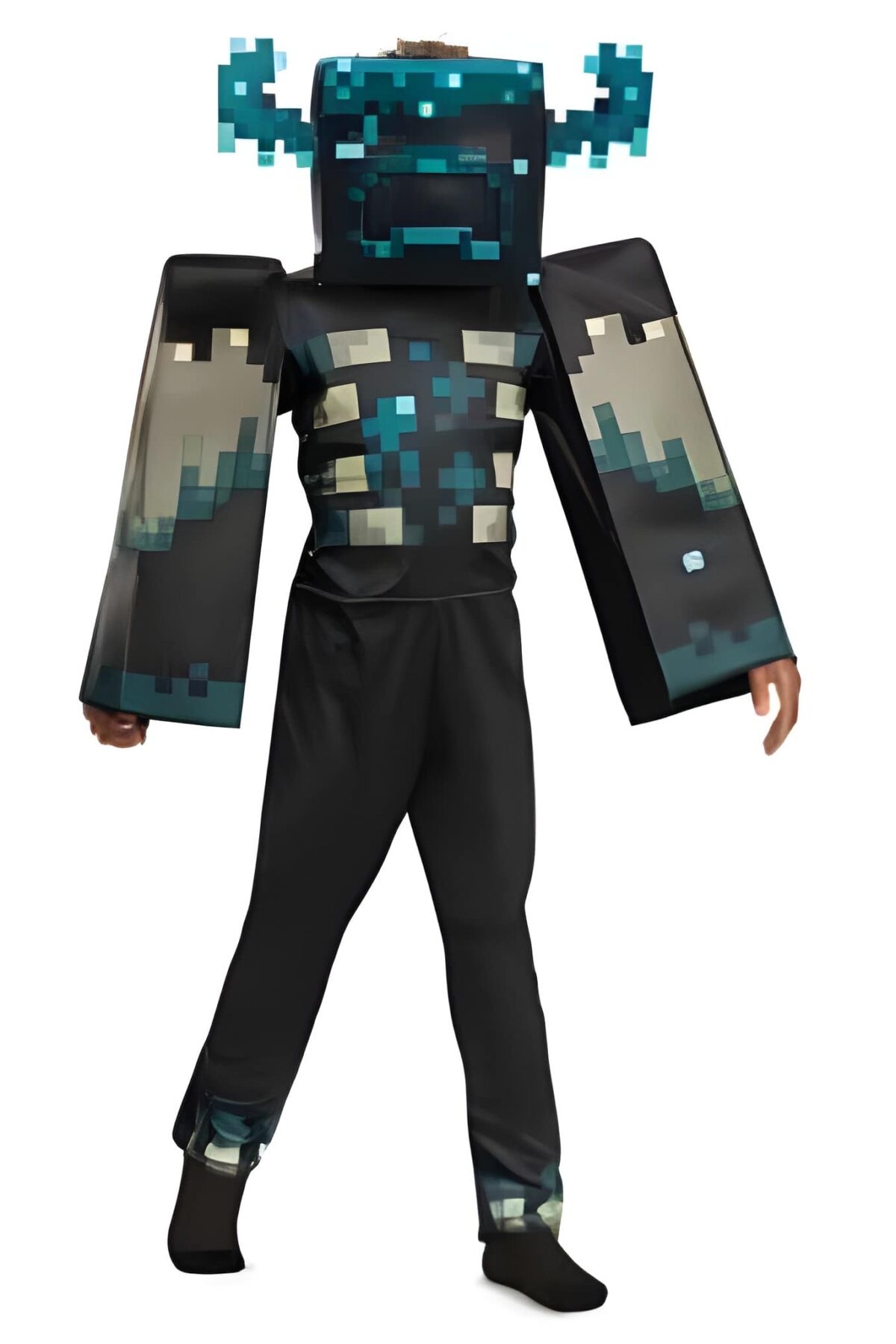 Minecraft Warden Deluxe Child Costume 7-8