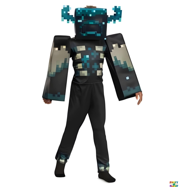 Minecraft Warden Deluxe Child Costume 10-12