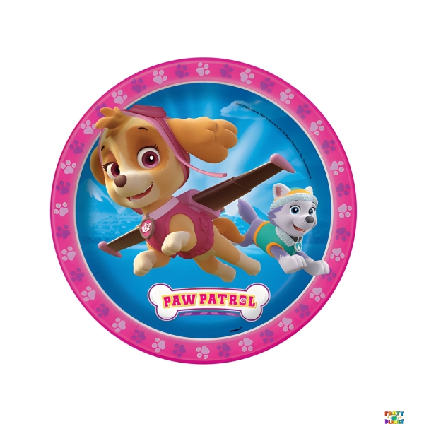 Paw Patrol Girl Round 7" Dessert Plates 8ct