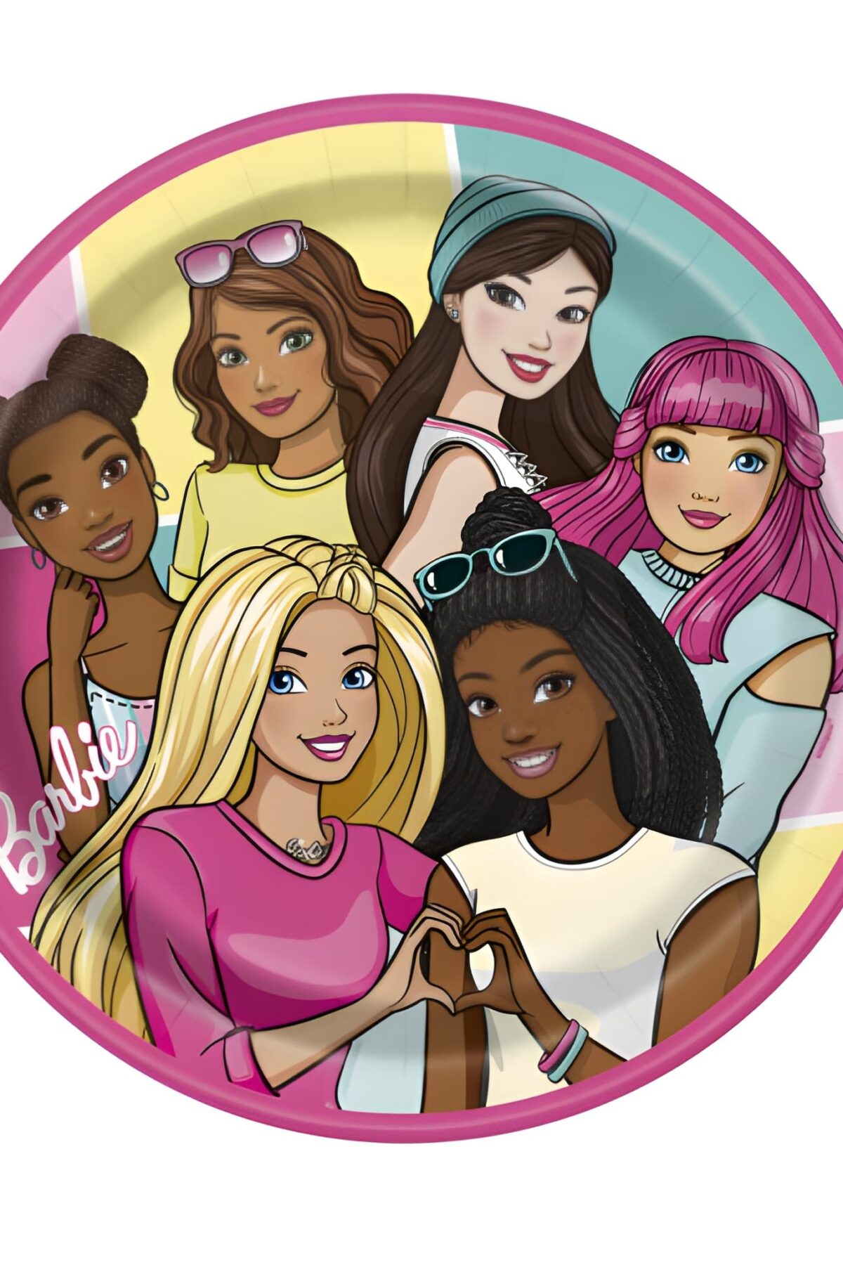 8CT. BARBIE 9" PLATES