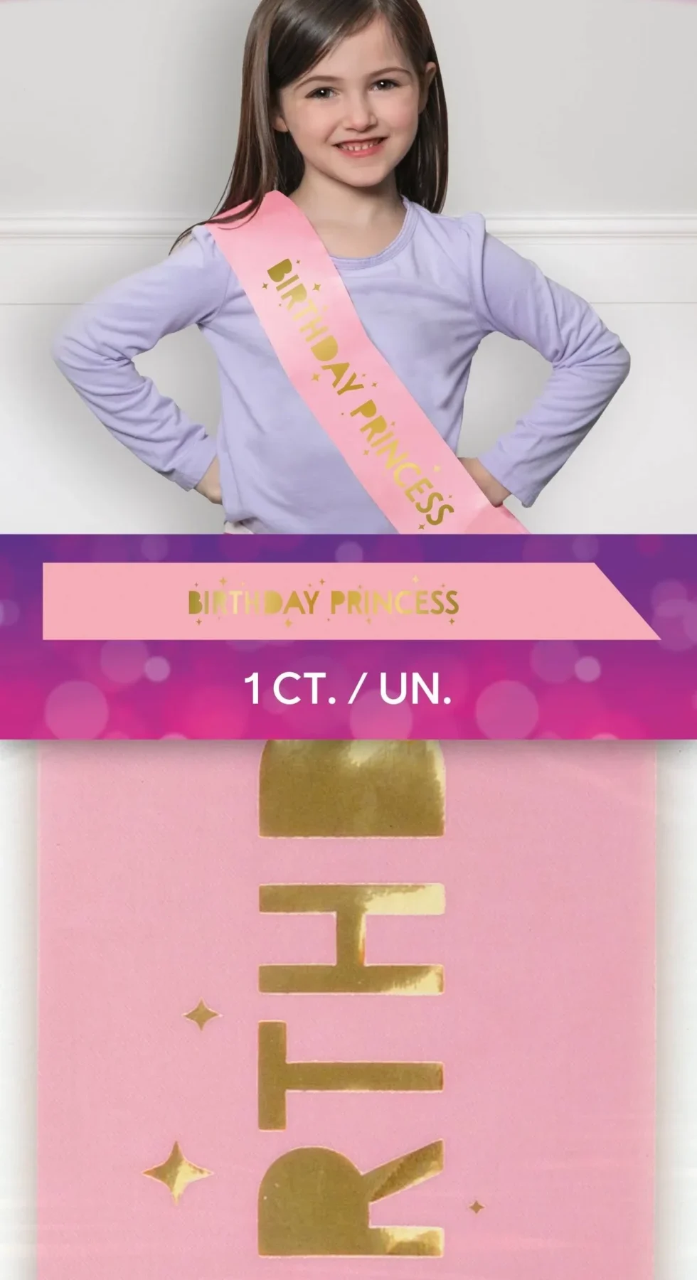 Disney Princess "Birthday Princess" Sash