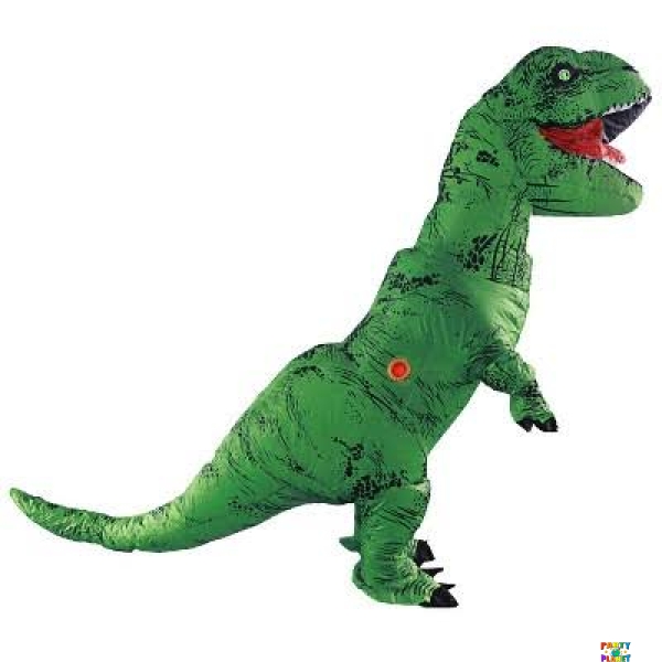 Green Dinosaur Inflatable Adult Costumes OSFA