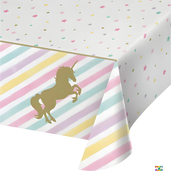 Unicorn Sparkle Table Cover 1ct.