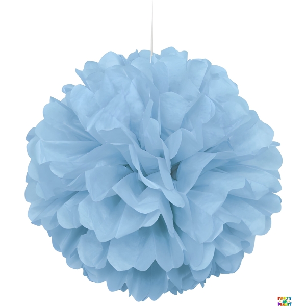 Light Blue Puff Ball
