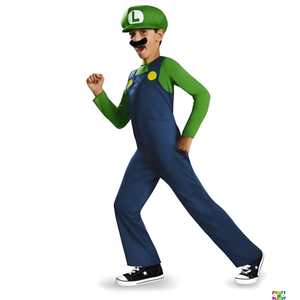 LUIGI CLASSIC MEDIUM CHILD COSTUME (7-8)