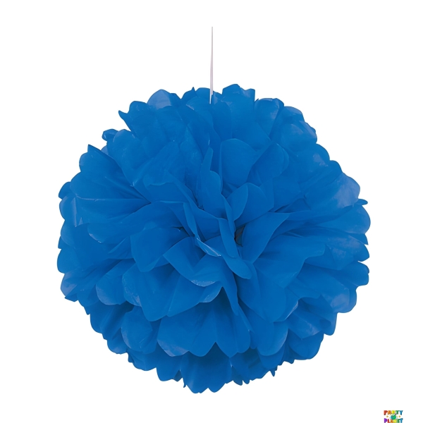 Royal Blue Puff Ball
