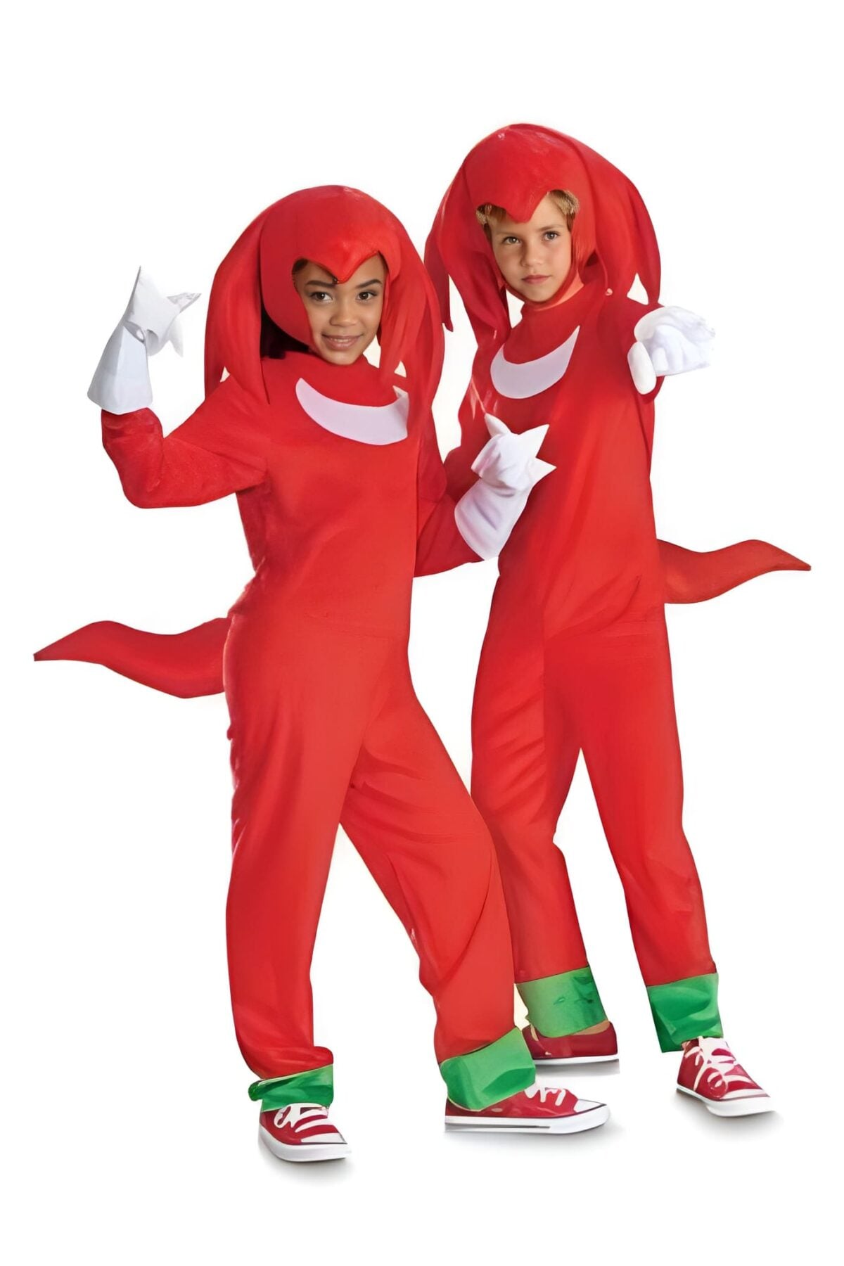 KNUCKLES SONIC PRIME DELUXE LARGE CHILD COSTUME 10 TO 12