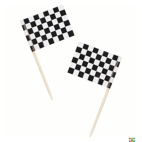 Party Picks - Checker Flag 50ct.
