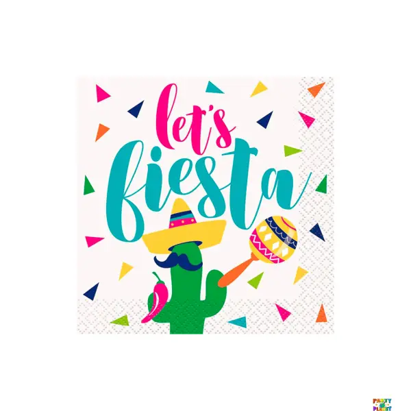 Let's Fiesta Beverage Napkin 16ct
