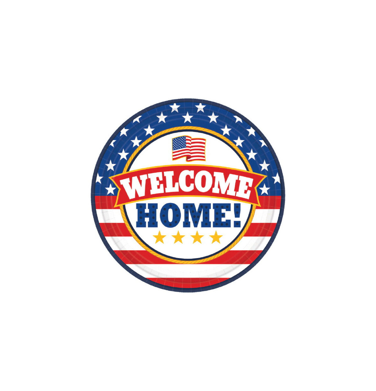 PLATES 7" RD WELCOME HOME MC