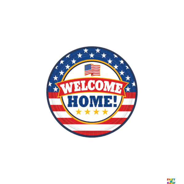 PLATES 7" RD WELCOME HOME MC