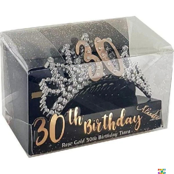 30th Rose Gold Tiara