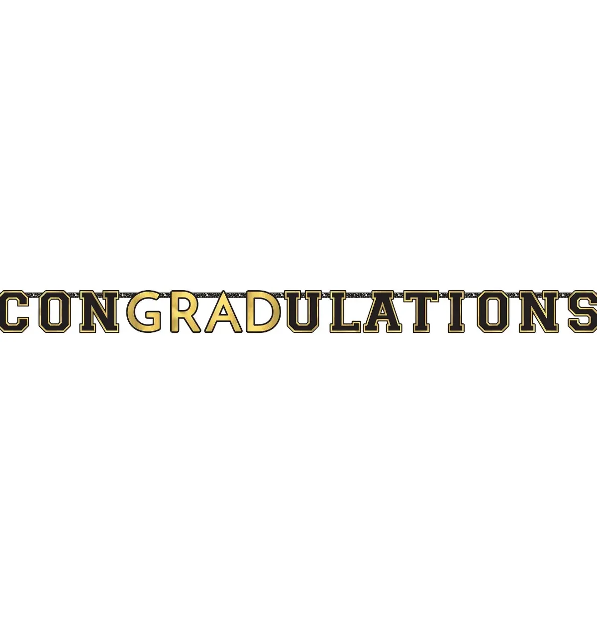 ConGRADulations Giant Letter Banner