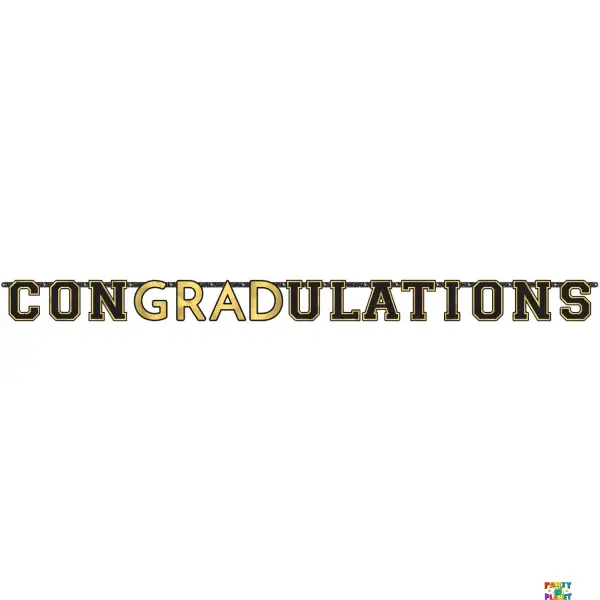 ConGRADulations Giant Letter Banner