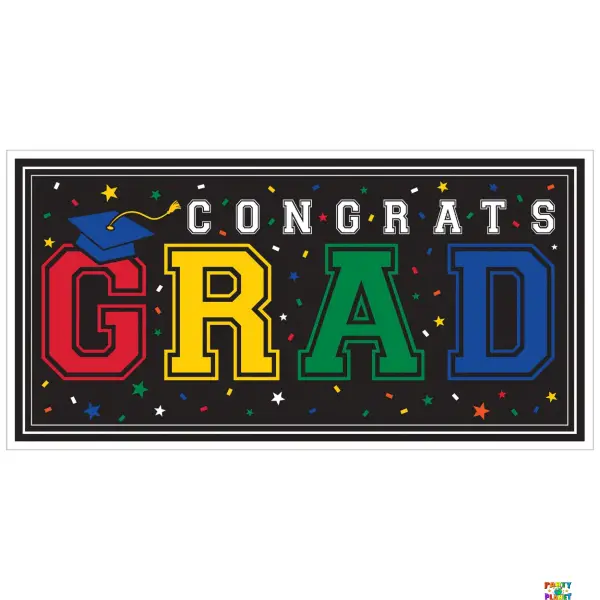 Grad Large Horizontal Banner - Multicolor