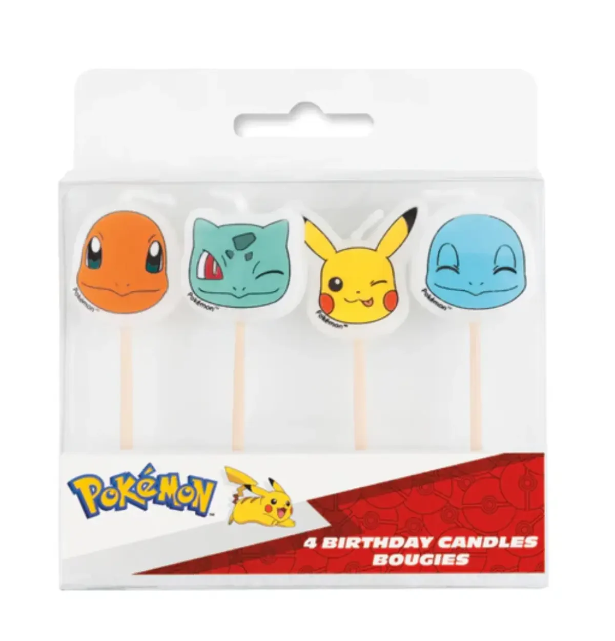 Pokémon Pick Birthday Candles 4ct.