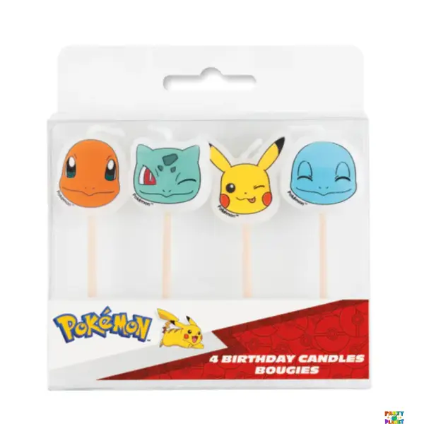 Pokémon Pick Birthday Candles 4ct.