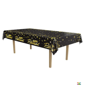 Metallic Happy Retirement Table cover - Image 2
