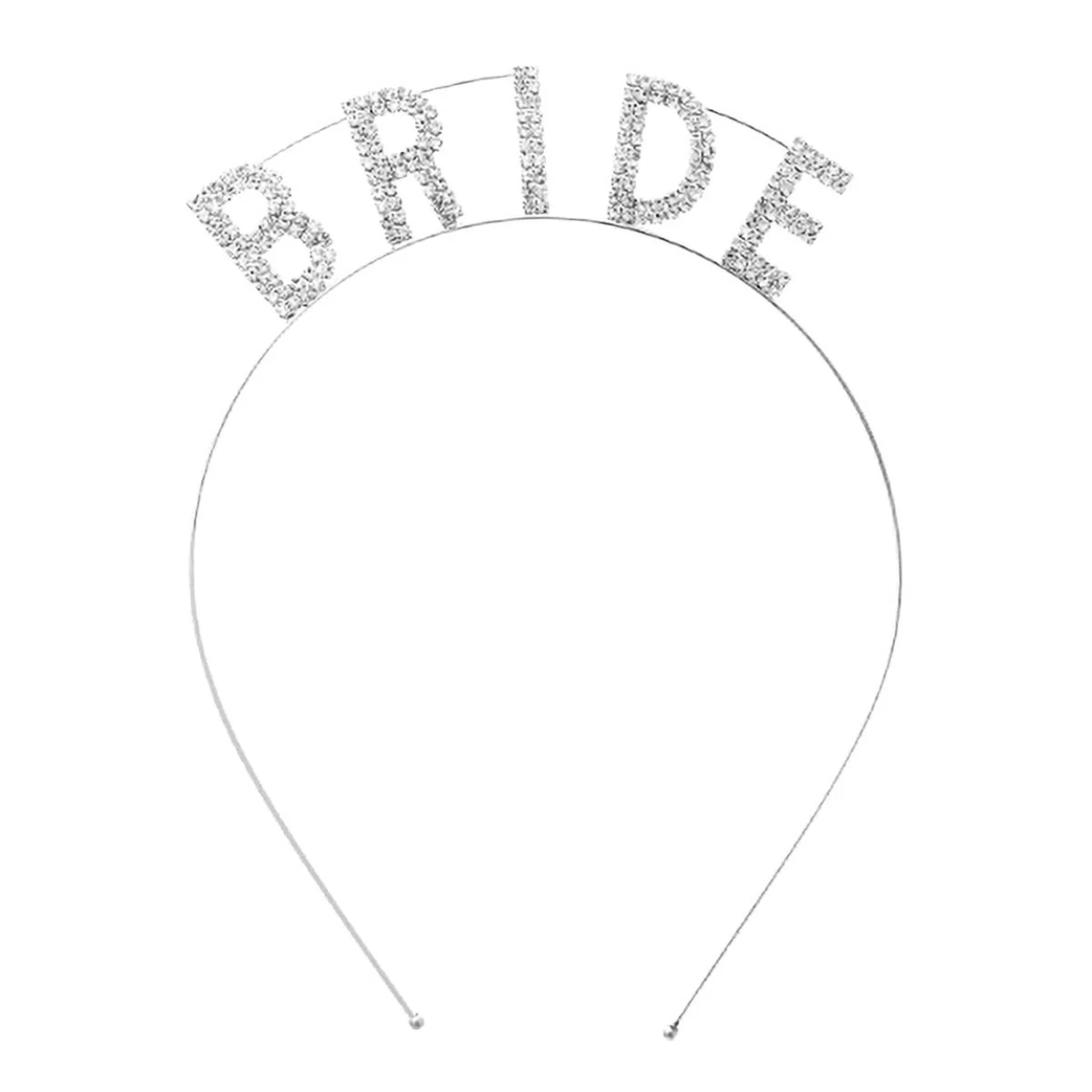 21116b2d14c7eba990647f516f341206b835fb7db12b9d01baf1699af4491059.jpg Rhinestone Bride Headband - Image 1