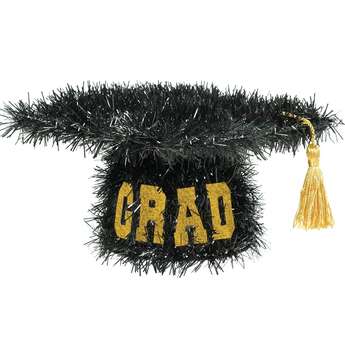 Mini Tinsel Graduation Cap