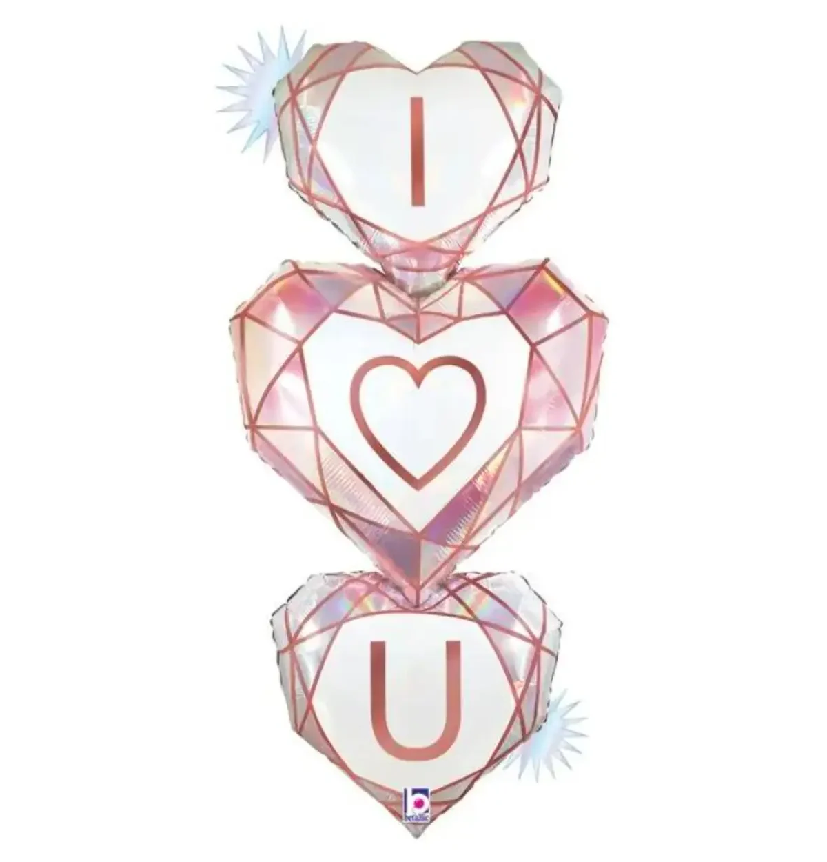 48" Opal Love You Gem Balloon #373