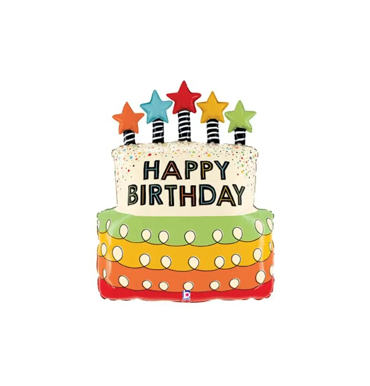31" Candle Stars B'day Cake #352