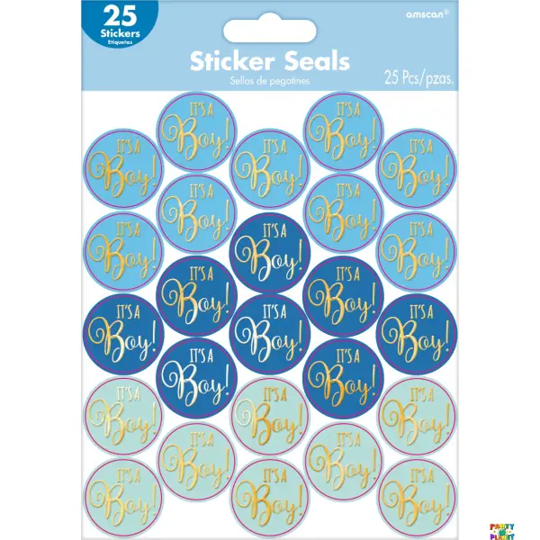 Baby Shower Sticker Seals 25ct.