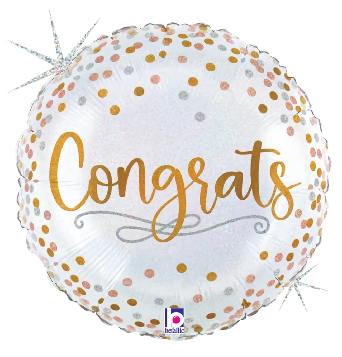 18" Congrats Confetti Balloon #295