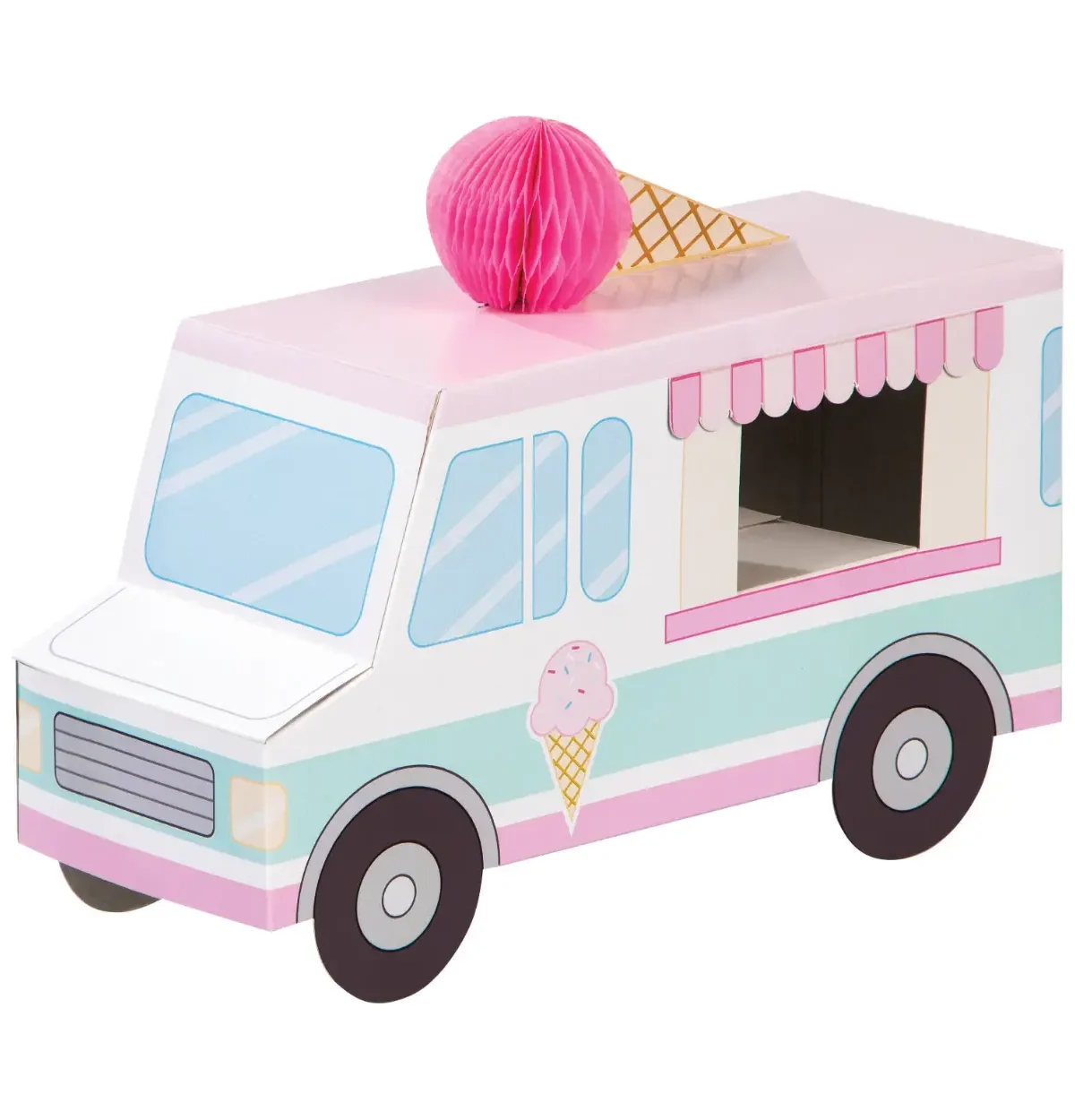 ICE CREAM PARTY CENTER PIECE 3D 1CT