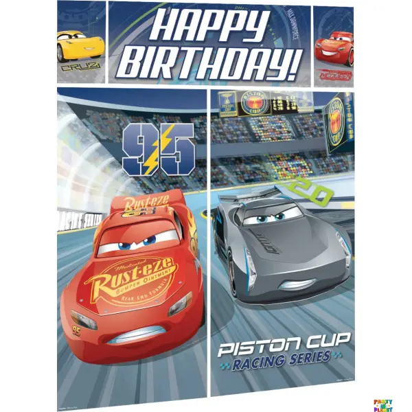 ©DISNEY CARS 3 Scene Setters® Wall Decorating Kit