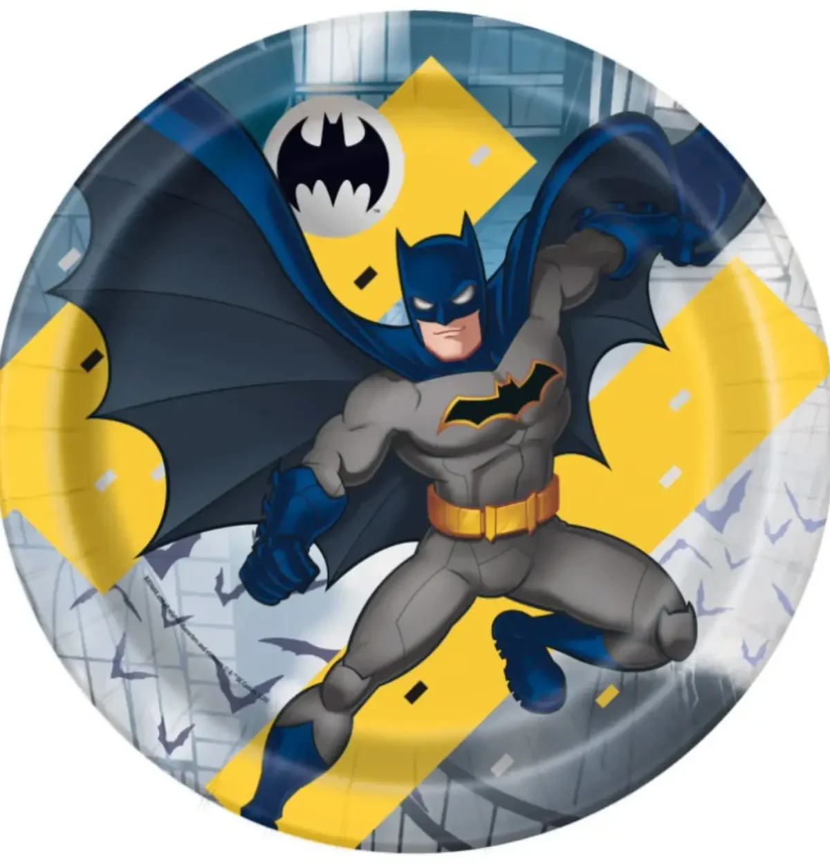 Batman Round 9" Dinner Plates 8ct.