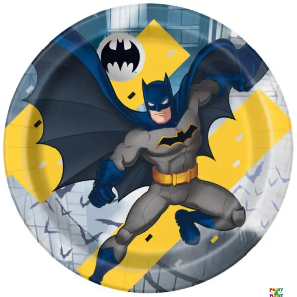 Batman Round 9" Dinner Plates 8ct.