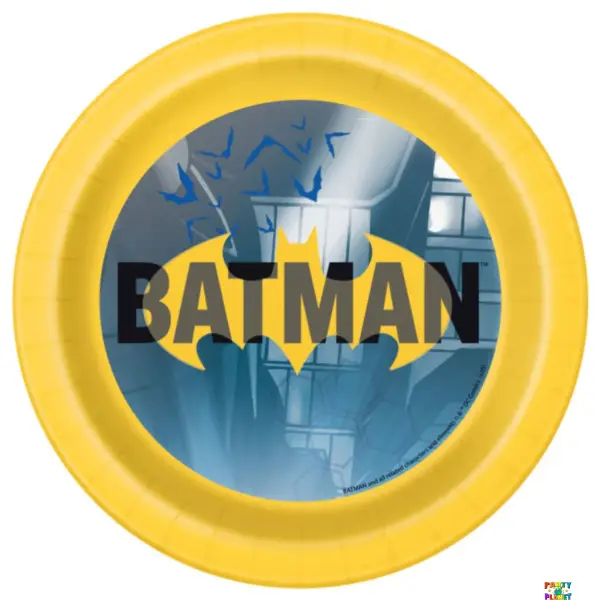 Batman Round 7" Dessert Plates 8ct.
