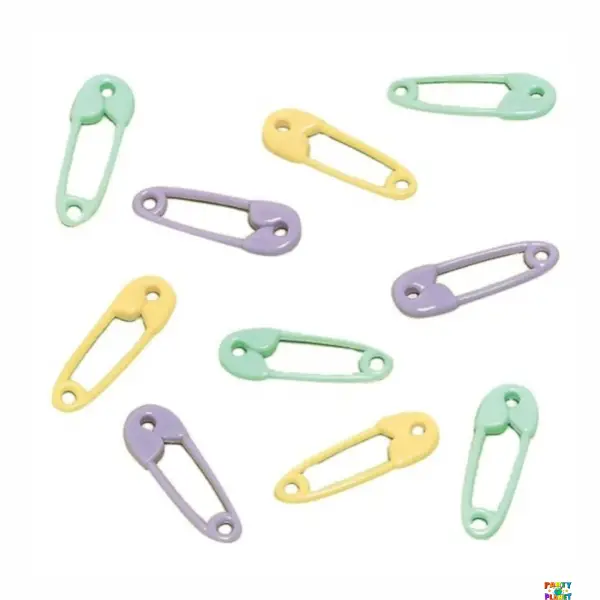 Safety Pins Favor Multi Color 24ct