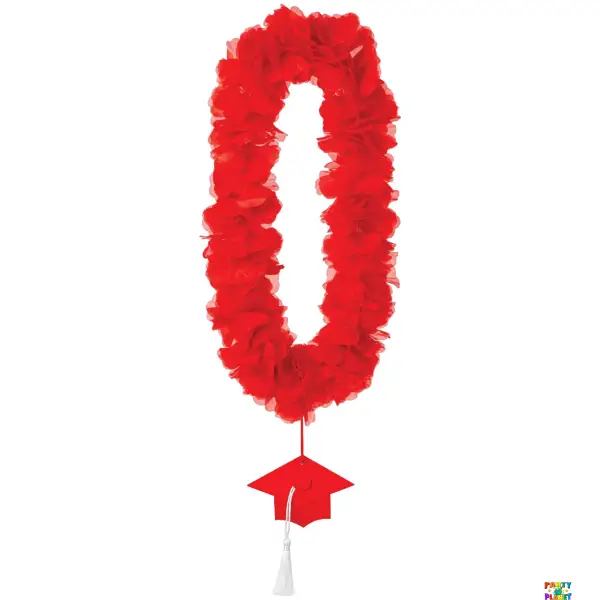 Grad School Spirit Lei - Red