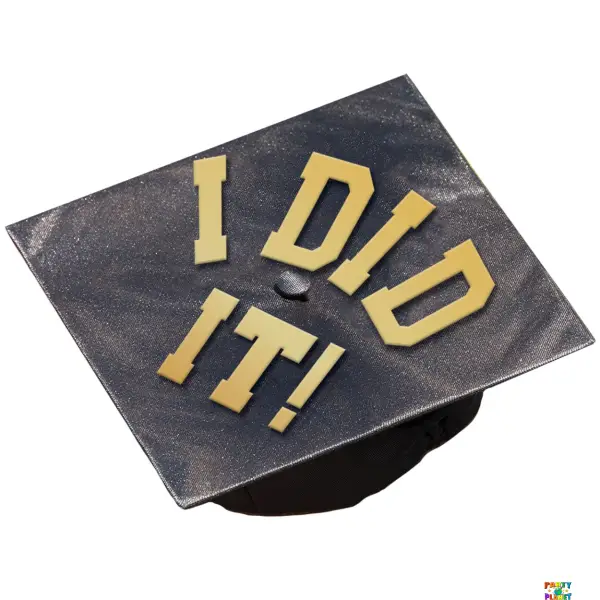 Grad Cap Decorating Kit - "I Did It"