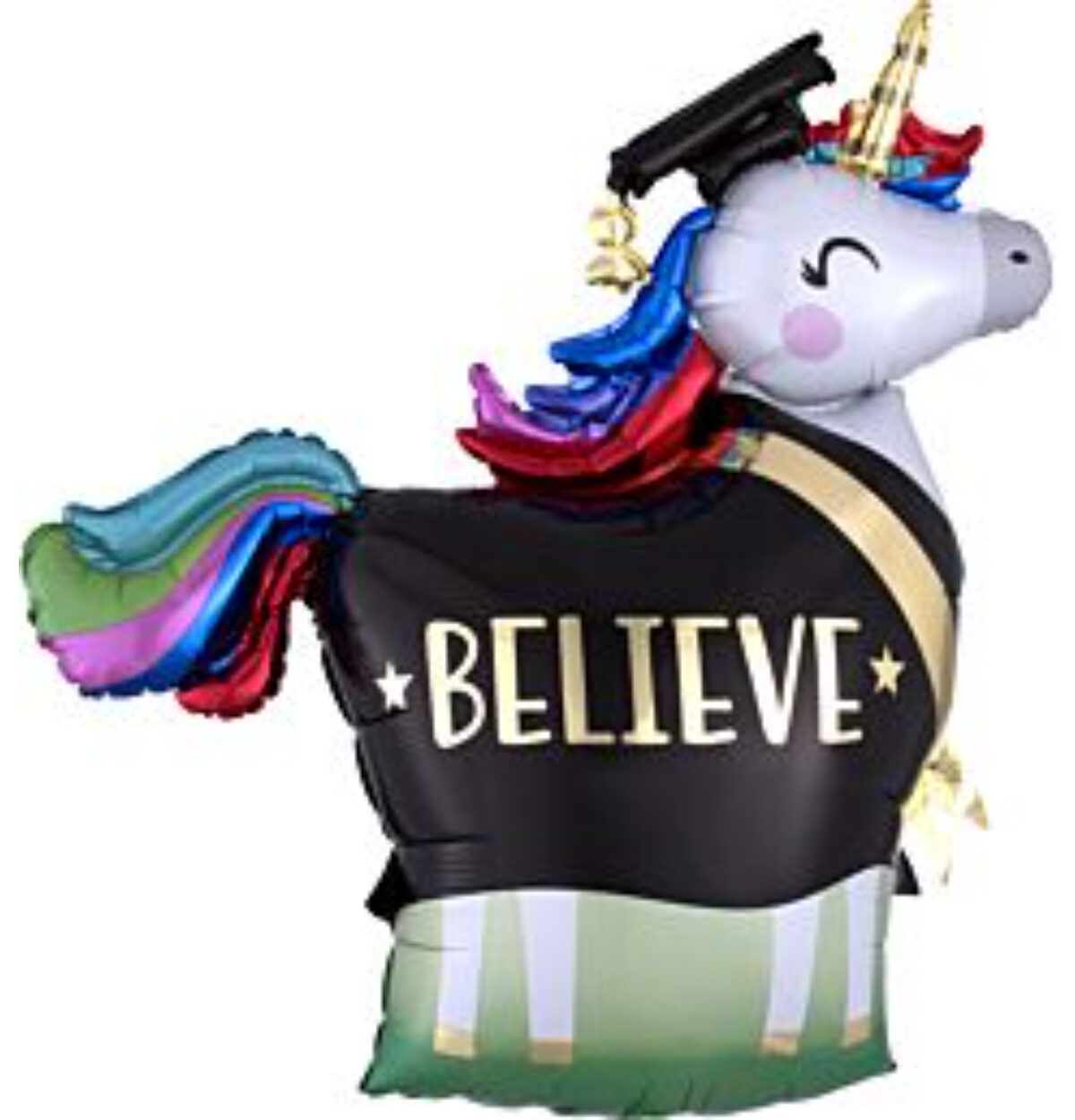 33" GRAD UNICORN SHAPE BALLOON #500