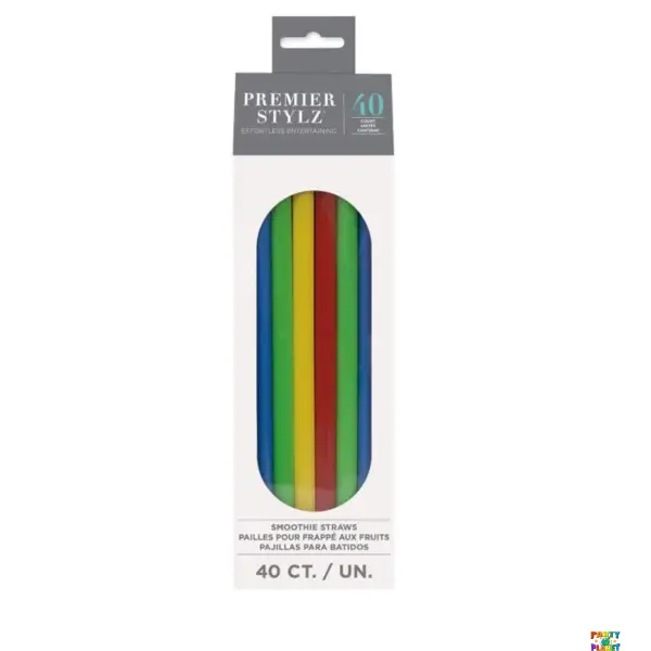 40 Smoothie Straws
