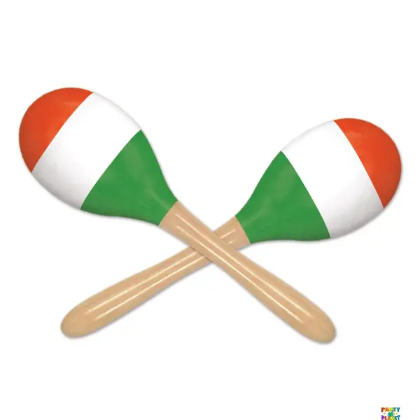 Red, White & Green Maracas