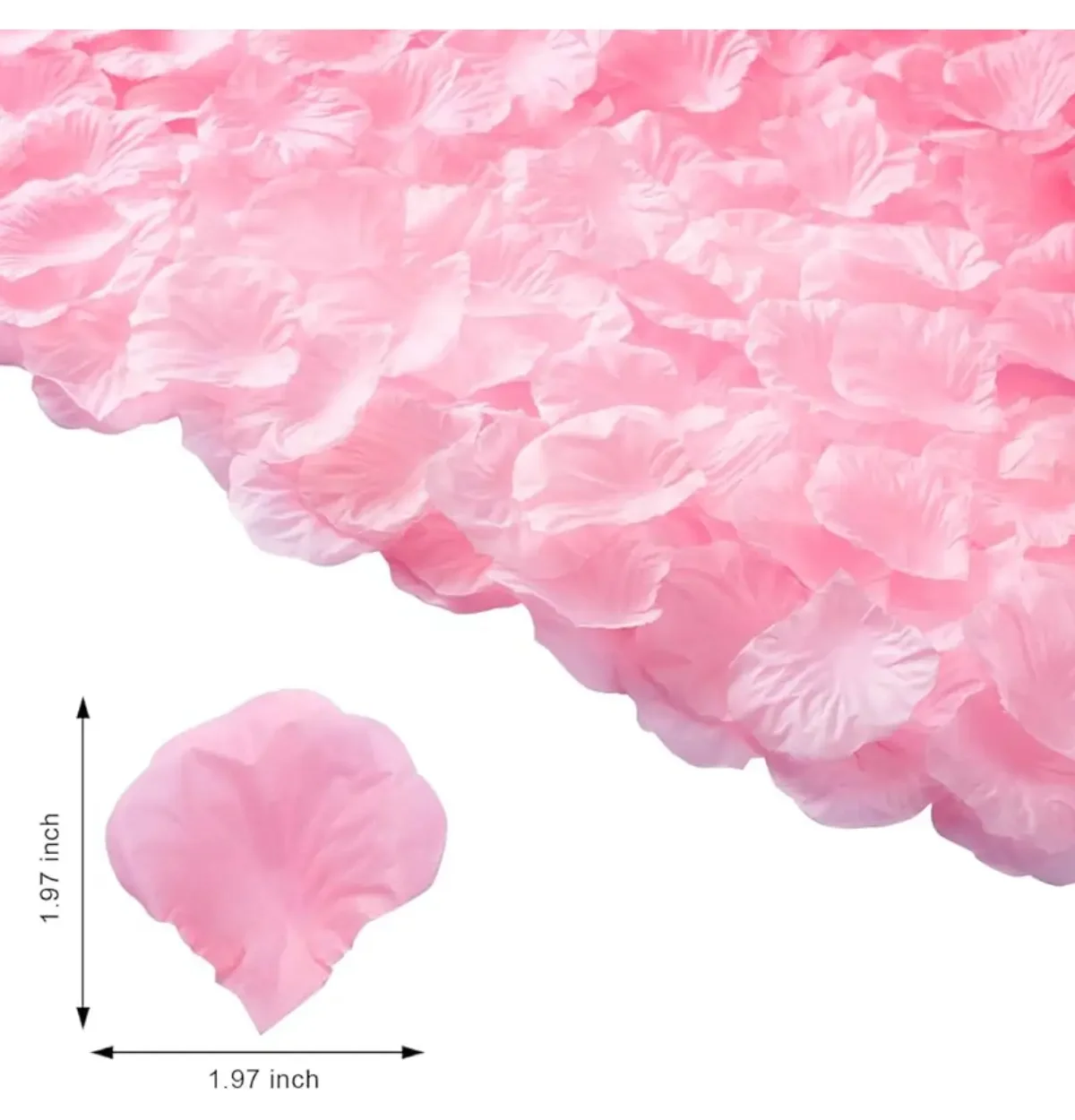 Pink Rose Petals 2000 Pcs
