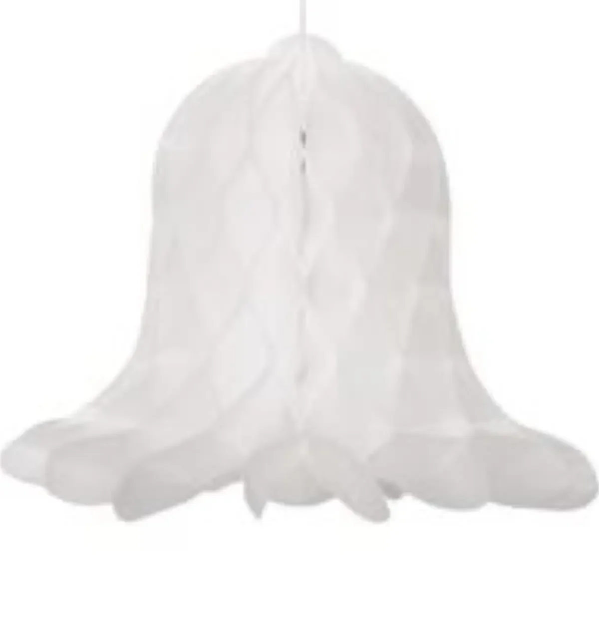 White Bells Honeycomb Decoration 9" 3ct.