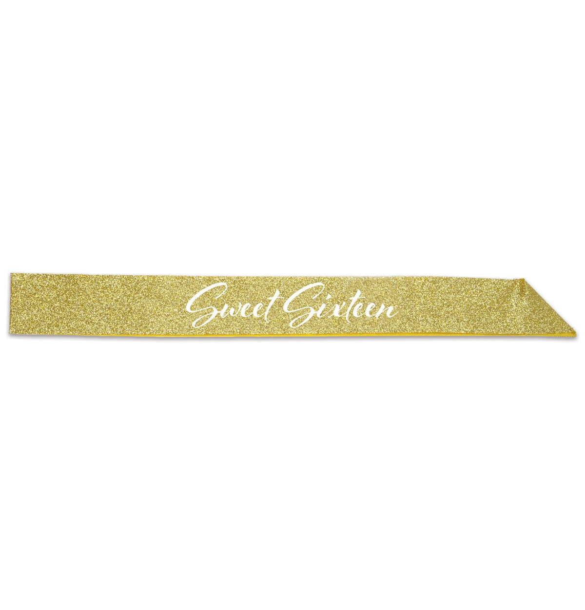 Sweet Sixteen Glittered Sash