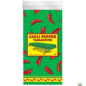 Fiesta Chili Pepper Table Cover 54" x 108"