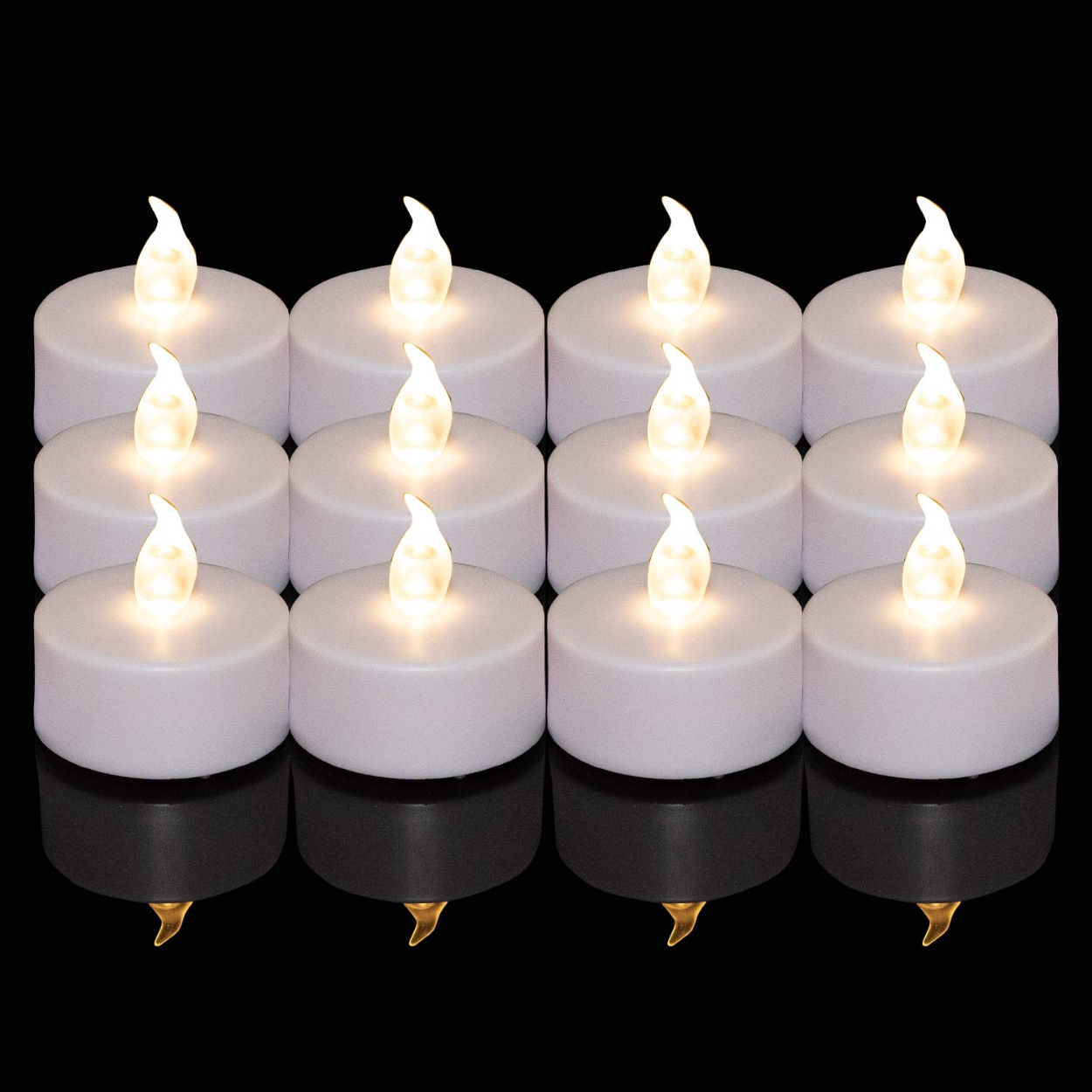 71Wm4I84TqL.jpg LED Tealights - White - Image 1