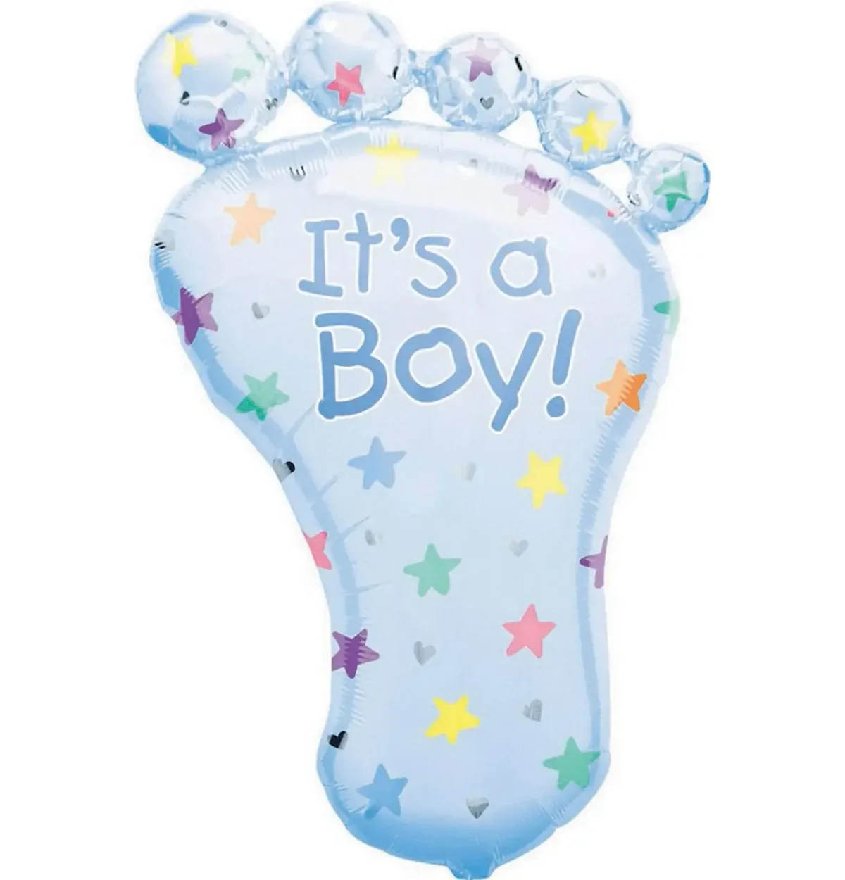32" Boy Foot Shape Foil Balloon #410