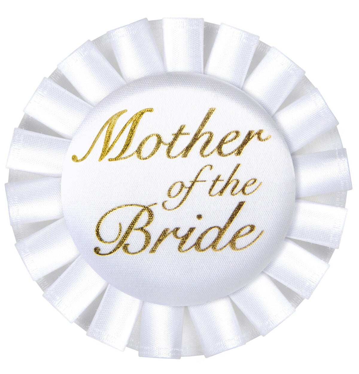 Mother Of The Bride Satin Button