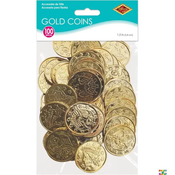 Plastic Gold Coins