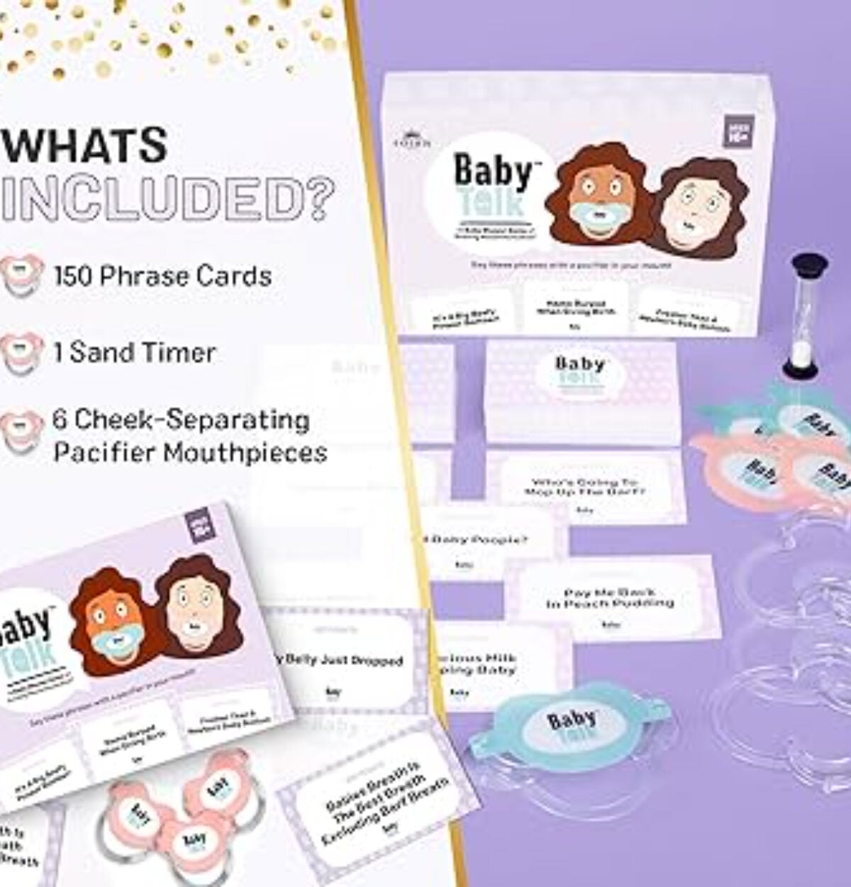 Baby Talk - The Baby Shower Pacifier Mouthpiece Game
