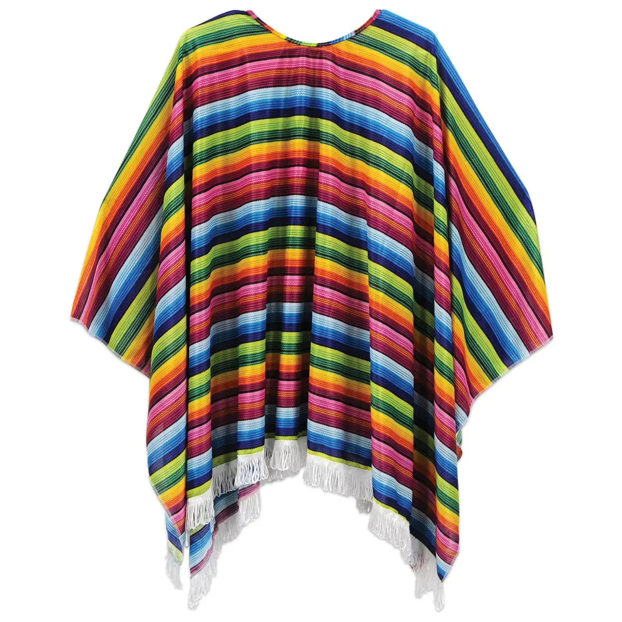 81eCgSjHeXS.jpg OS - Serape Poncho - Image 1