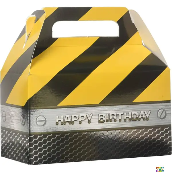 Construction Zone Foil Treat Boxes 2ct